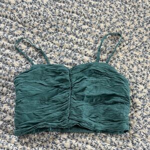 Abercrombie Teal Ruched Women's Top